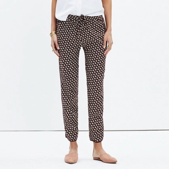 Madewell Pants - Madewell | Track Trousers in Coin Print